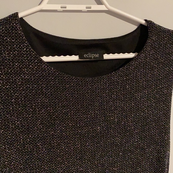 Black metallic-like dress - Picture 3 of 4